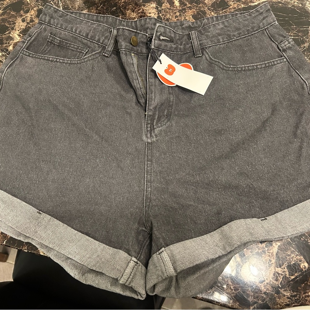 Cider Charcoal Jean Shorts